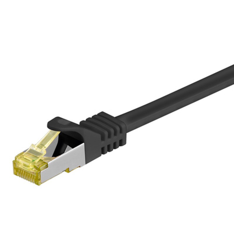 GOOBAY GOOBAY καλώδιο δικτύου 91590, CAT 7 S/FTP, 500MHz, CU, 1m, μαύρο