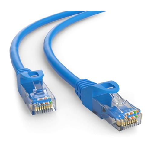 Powertech POWERTECH καλώδιο δικτύου CAB-N366, Cat 5e U/UTP, CCA, 100Hz, 0.50m, μπλε