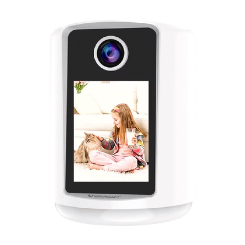 VSTARCAM VSTARCAM smart κάμερα CV331S με οθόνη, 3MP, WiFi, 2000mAh, SD