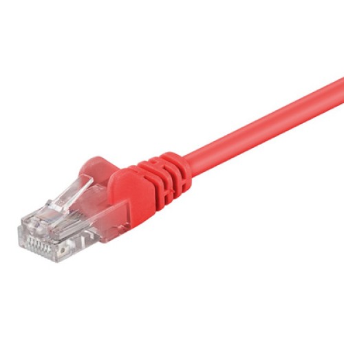 GOOBAY GOOBAY καλώδιο δικτύου 68344, CAT 5e U/UTP, CCA, 1m, κόκκινο