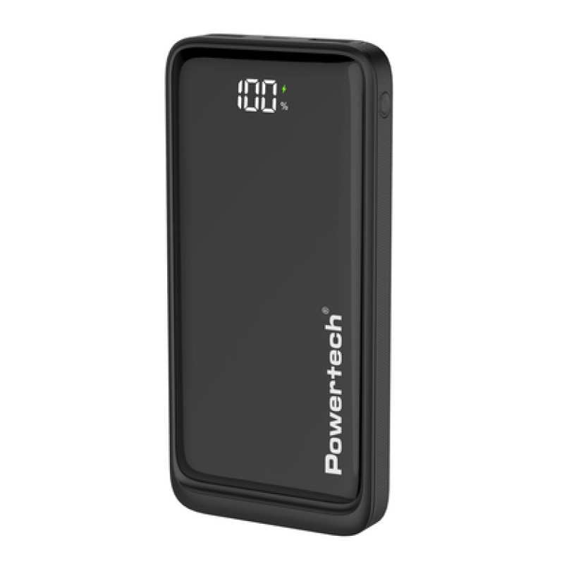 Powertech POWERTECH power bank PT-1326 με οθόνη, 10000mAh, 22.5W, μαύρο