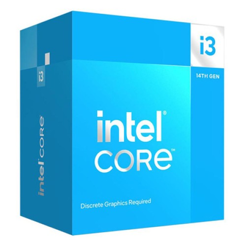 INTEL INTEL CPU Core i3-14100F, 4 Cores, 3.50GHz, 12MB Cache, LGA1700