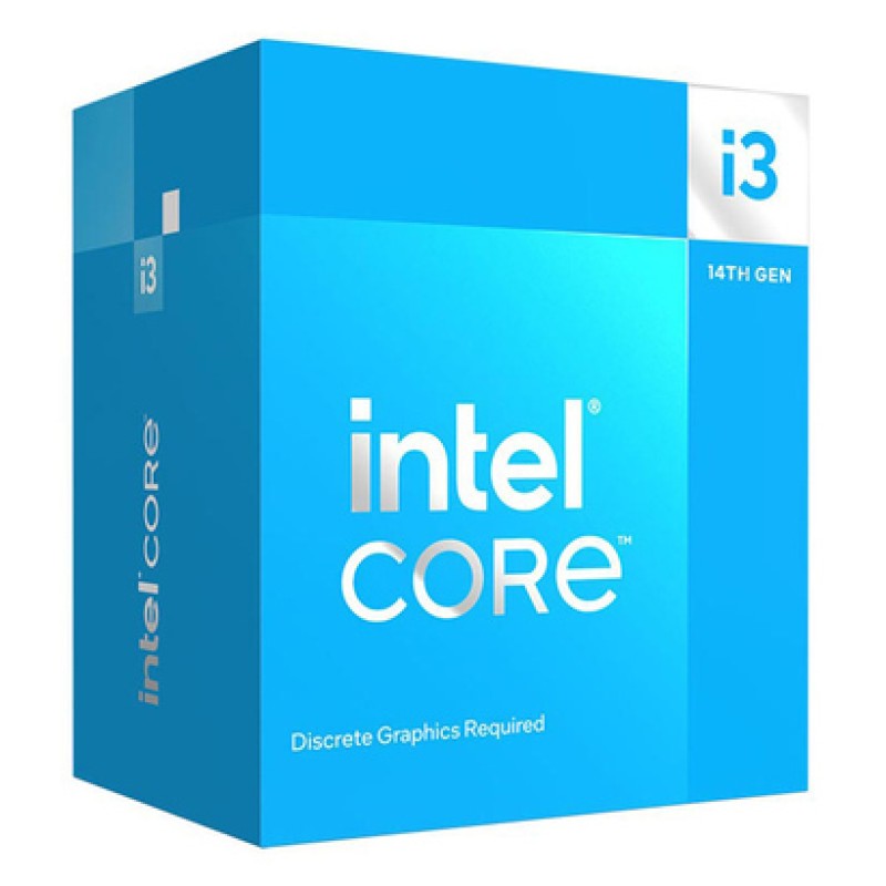 INTEL INTEL CPU Core i3-14100F, 4 Cores, 3.50GHz, 12MB Cache, LGA1700