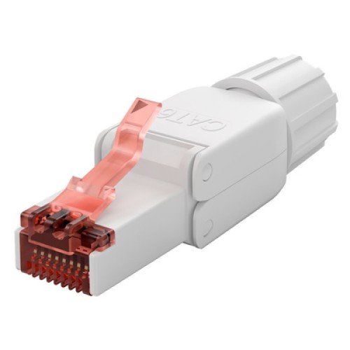 GOOBAY GOOBAY βύσμα RJ45 65942, CAT 6 UTP, tool-free, λευκό