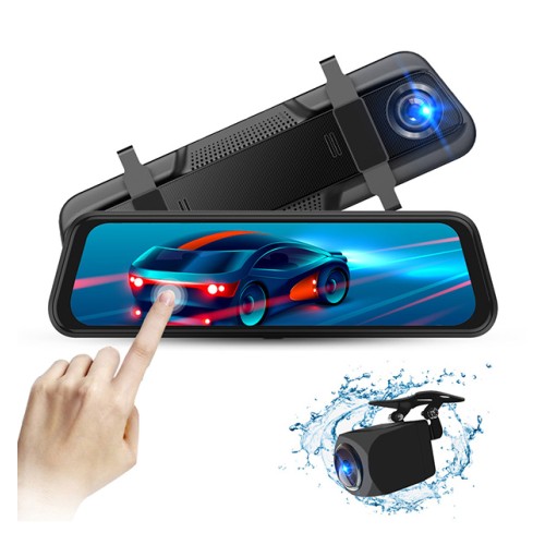 Powertech POWERTECH καθρέφτης αυτοκινήτου με κάμερες PT-1330, μπροστινή/οπισθοπορείας, 9.66