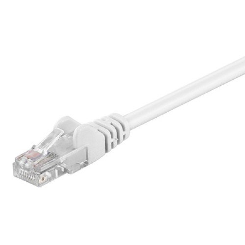 GOOBAY GOOBAY καλώδιο δικτύου 95564, CAT 5e U/UTP, 100 MHz, CCA, 1.5m, λευκό