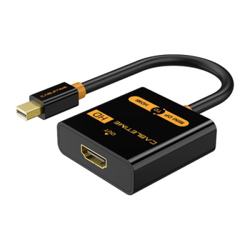 CABLETIME CABLETIME αντάπτορας mini DisplayPort σε HDMI CT-AV589-02G, 1080p, μαύρος
