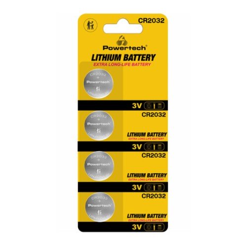 Powertech POWERTECH μπαταρίες λιθίου PT-1210, CR2032, 3V, 4τμχ