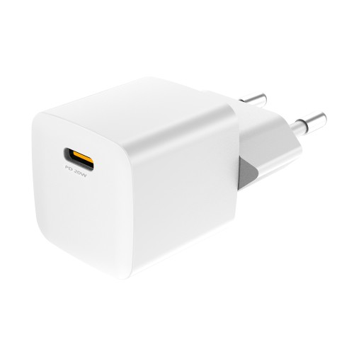 Powertech POWERTECH φορτιστής τοίχου PT-1223, USB-C, 20W, λευκός