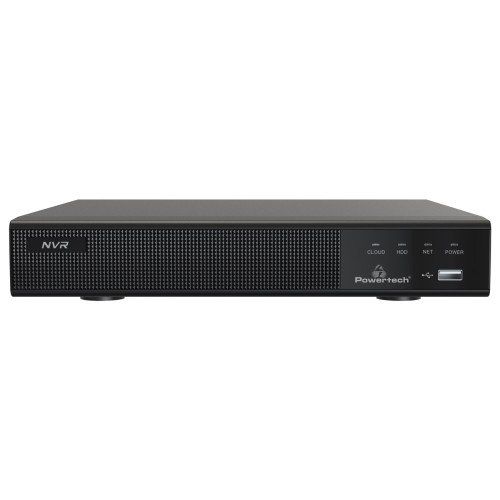 Powertech POWERTECH NVR καταγραφικό με 4 κάμερες PT-1233, 4K, 4MP, 9 κανάλια