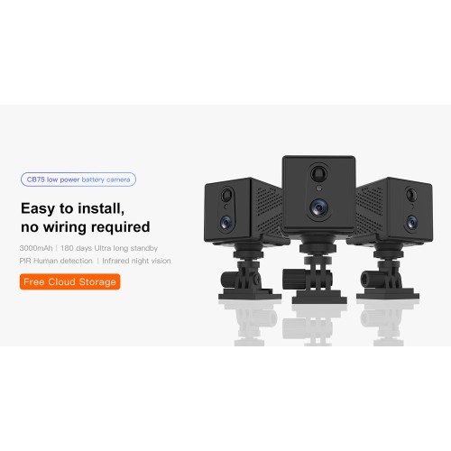 VSTARCAM VSTARCAM smart κάμερα CB75, 3MP, 4G, 3000mAh, SD