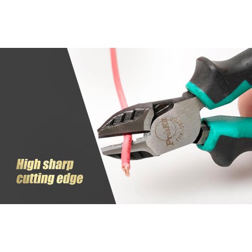 PROSKIT PROSKIT πλαγιοκόφτης 1PK-067DS, αντιολισθητικές λαβές, max Φ3.2mm, 165mm