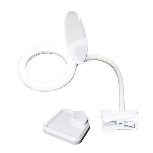 PROSKIT PROSKIT μεγεθυντικός φακός MA-1010U, κλιπ & βάση, LED, 3D 1.75x, λευκός