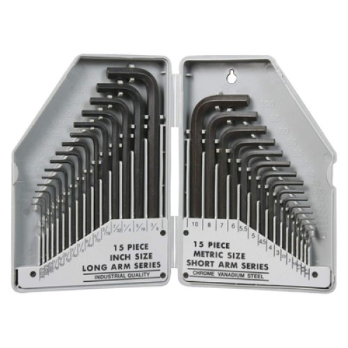 PROSKIT PROSKIT σετ κλειδιά Allen 8PK-027 σε σχήμα L, με θήκη, 30τμχ