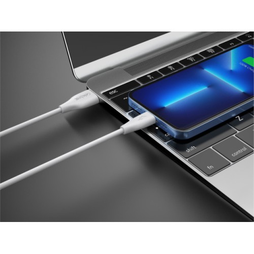 CELEBRAT CELEBRAT καλώδιο USB-C σε USB CB-31A, 3A, 480Mbps, 1m, λευκό
