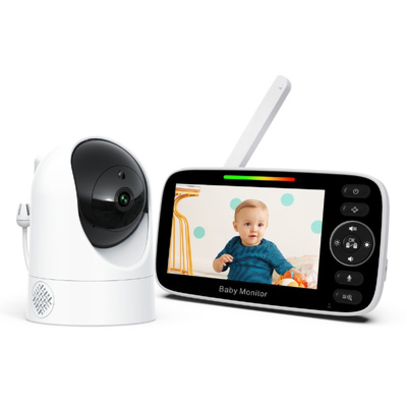 Powertech POWERTECH ενδοεπικοινωνία μωρού PT-1344 με κάμερα & οθόνη 4.3