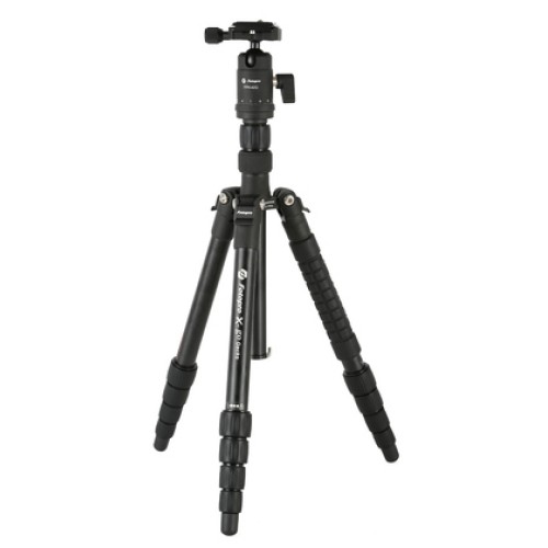 FOTOPRO FOTOPRO τρίποδο φωτογράφισης X-go Gecko E2, πτυσσόμενο έως 146.1cm, έως 8kg, μαύρο