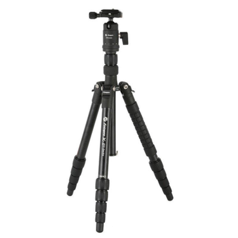 FOTOPRO FOTOPRO τρίποδο φωτογράφισης X-go Gecko E2, πτυσσόμενο έως 146.1cm, έως 8kg, μαύρο