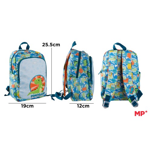 MP MP παιδική τσάντα πλάτης Dinosaur MO111-04, 5.5L, πολύχρωμη