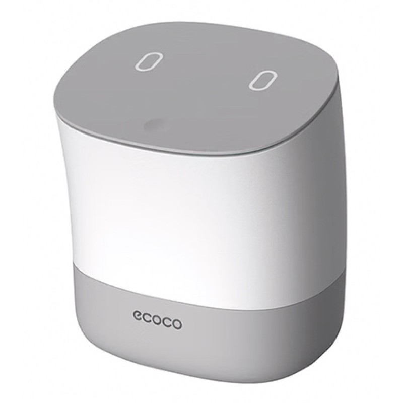 ECOCO ECOCO μίνι κάδος απορριμμάτων E2241 με σακούλες, επιτραπέζιος, 1.5lt, λευκός