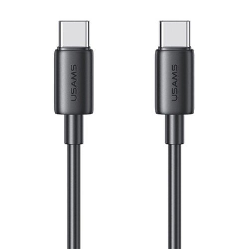 USAMS USAMS καλώδιο USB-C US-SJ711, 60W, 480Mbps, 1m, μαύρο