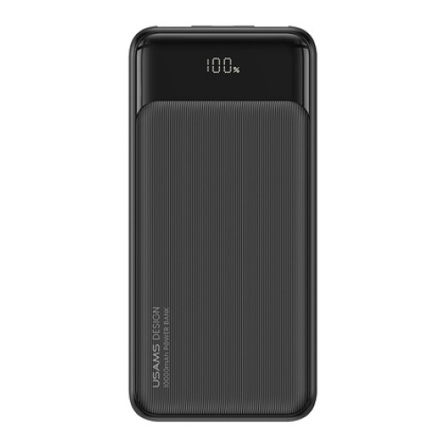 USAMS USAMS power bank US-CD198, 3x θύρες εξόδου, 10000mAh, 10W, μαύρο