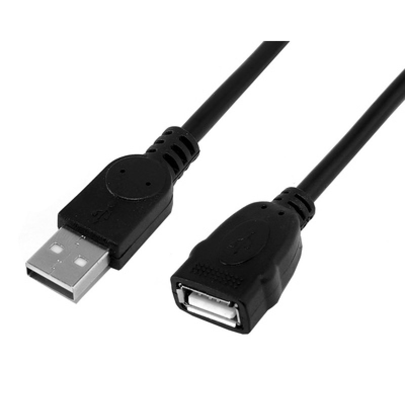 Powertech POWERTECH καλώδιο προέκτασης USB CAB-U160, 480Mbps, 1.5m, μαύρο, 10τμχ