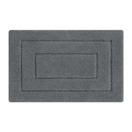 HOME USE HOME USE πατάκι μπάνιου HUH-0202, αντιολισθητικό, 40 x 60cm, γκρι