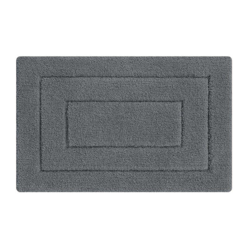 HOME USE HOME USE πατάκι μπάνιου HUH-0203, αντιολισθητικό, 50 x 80cm, γκρι