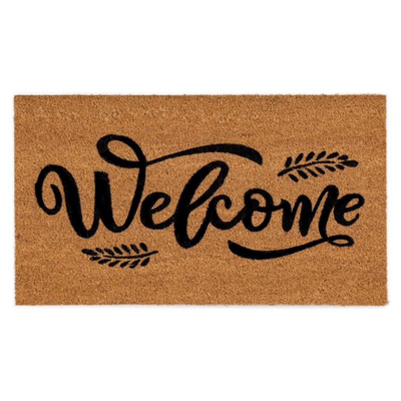 HOME USE HOME USE πατάκι εισόδου HUH-0204, αντιολισθητικό, 60x40cm, 8mm πάχος, καφέ