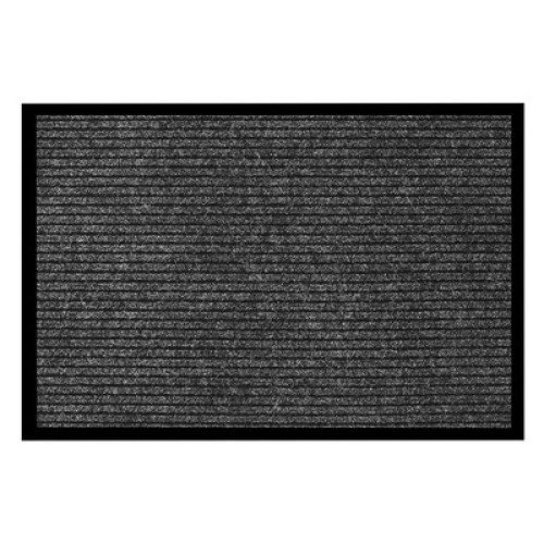 HOME USE HOME USE πατάκι εισόδου HUH-0207, αντιολισθητικό, 60x40cm, 6mm πάχος, γκρι