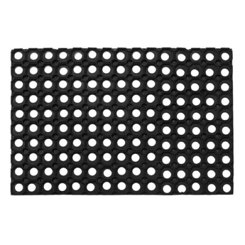 HOME USE HOME USE πατάκι εισόδου HUH-0209, αντιολισθητικό, καουτσούκ, 60x40cm, 16mm πάχος, μαύρο