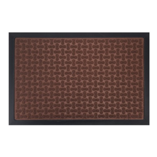 HOME USE HOME USE πατάκι εισόδου HUH-0211, αντιολισθητικό, 60x40cm, 5mm πάχος, καφέ