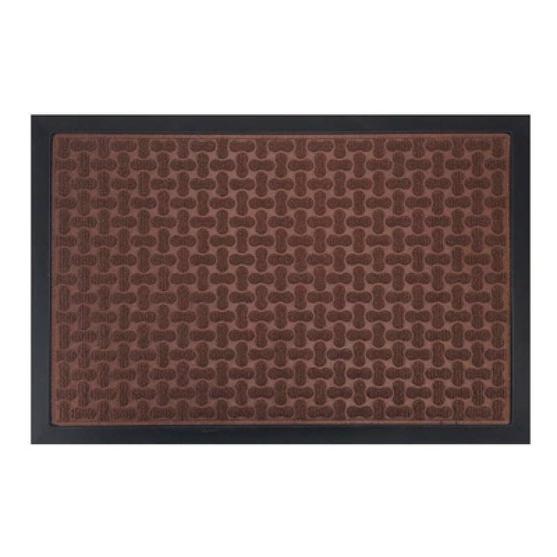 HOME USE HOME USE πατάκι εισόδου HUH-0211, αντιολισθητικό, 60x40cm, 5mm πάχος, καφέ