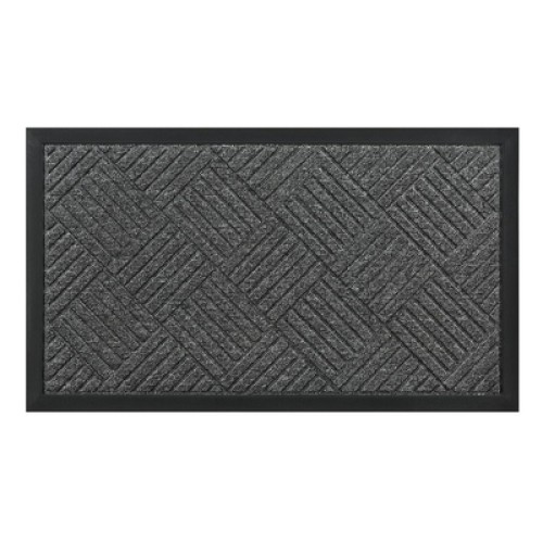 HOME USE HOME USE πατάκι εισόδου HUH-0212, αντιολισθητικό, 60x40cm, 5mm πάχος, γκρι