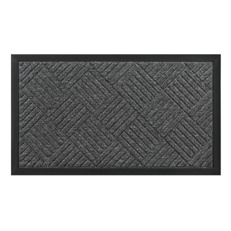HOME USE HOME USE πατάκι εισόδου HUH-0212, αντιολισθητικό, 60x40cm, 5mm πάχος, γκρι