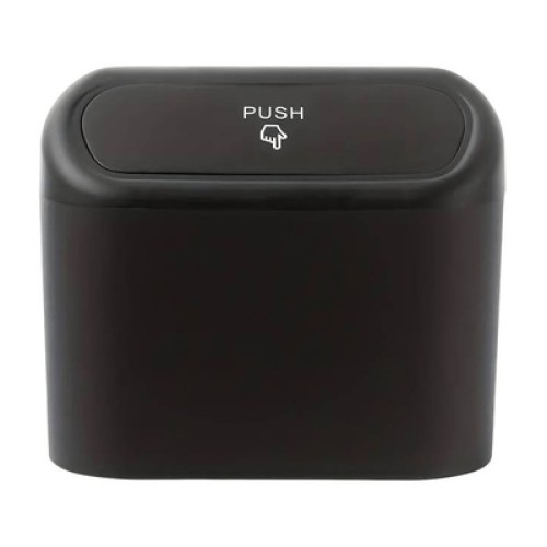 UNBRANDED Κάδος απορριμάτων αυτοκινήτου DA211, 13.5x15.5x8cm, μαύρος