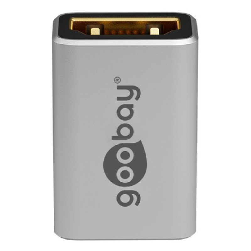 GOOBAY GOOBAY αντάπτορας HDMI 72008, Ethernet, 8K/60Hz, 4K/120Hz, 48 Gbps, γκρι