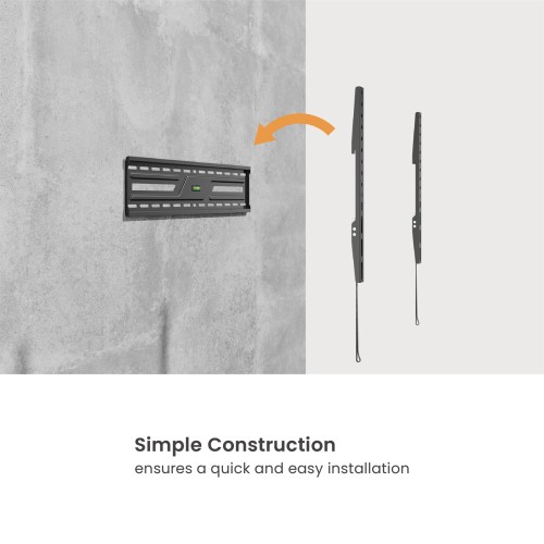 Powertech POWERTECH επιτοίχια βάση τηλεόρασης PT-1371, 37-86