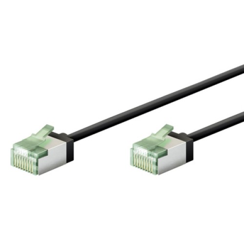 GOOBAY GOOBAY καλώδιο δικτύου 74355, CAT 8.1 U/FTP, ultra slim, copper, 40Gbps, 3m, μαύρο