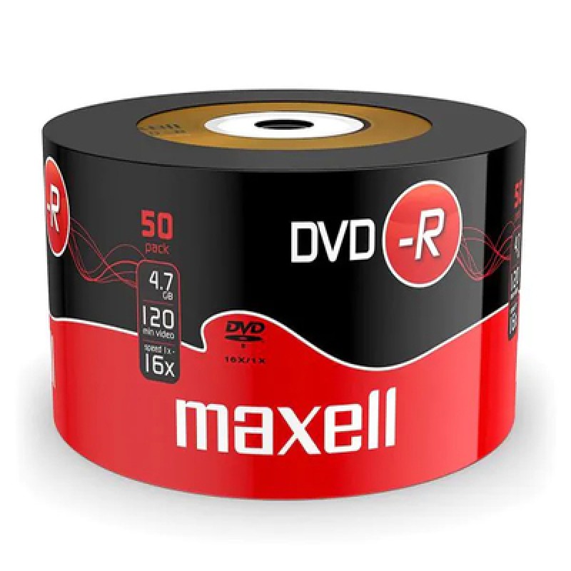 Maxell MAXELL DVD-R 4.7GB/120min, 16x speed, spindle pack 50τμχ