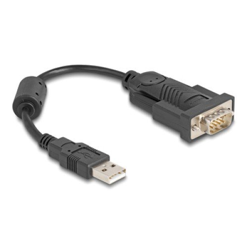 DELOCK DELOCK αντάπορας USB σε RS-232 64276, 460.8Kbps, 0.25m, μαύρος