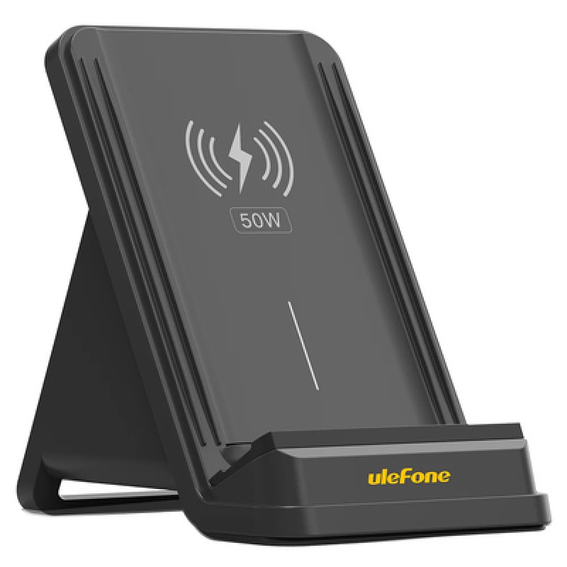 ULEFONE ULEFONE ασύρματος φορτιστής & βάση smartphone WCS01, 50W, μαύρος