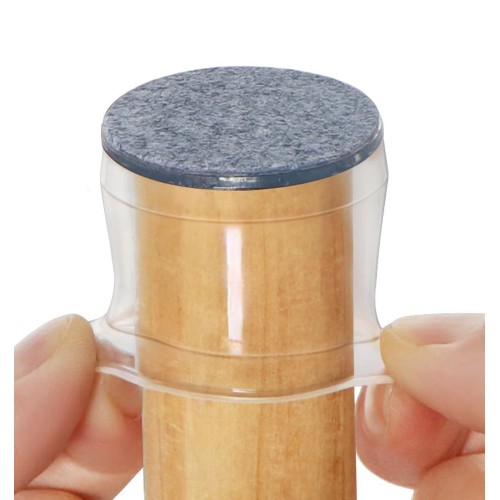 HOME USE HOME USE προστατευτικές τάπες επίπλων HUH-0225, 32-37mm, διάφανες, 24τμχ