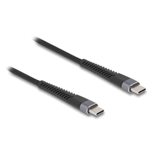 DELOCK DELOCK καλώδιο USB-C 81124, 60W, 480Mbps, 1m, μαύρο
