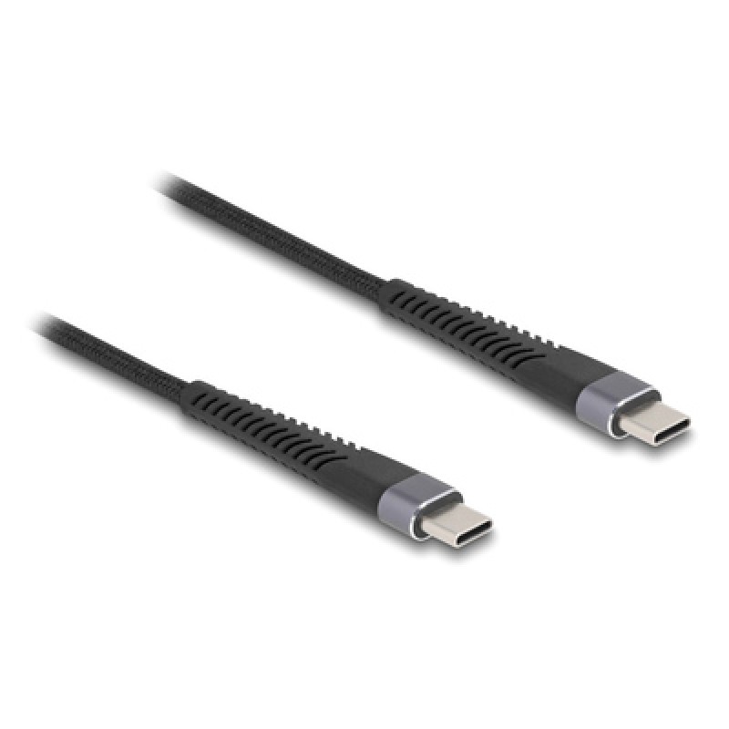 DELOCK DELOCK καλώδιο USB-C 81124, 60W, 480Mbps, 1m, μαύρο