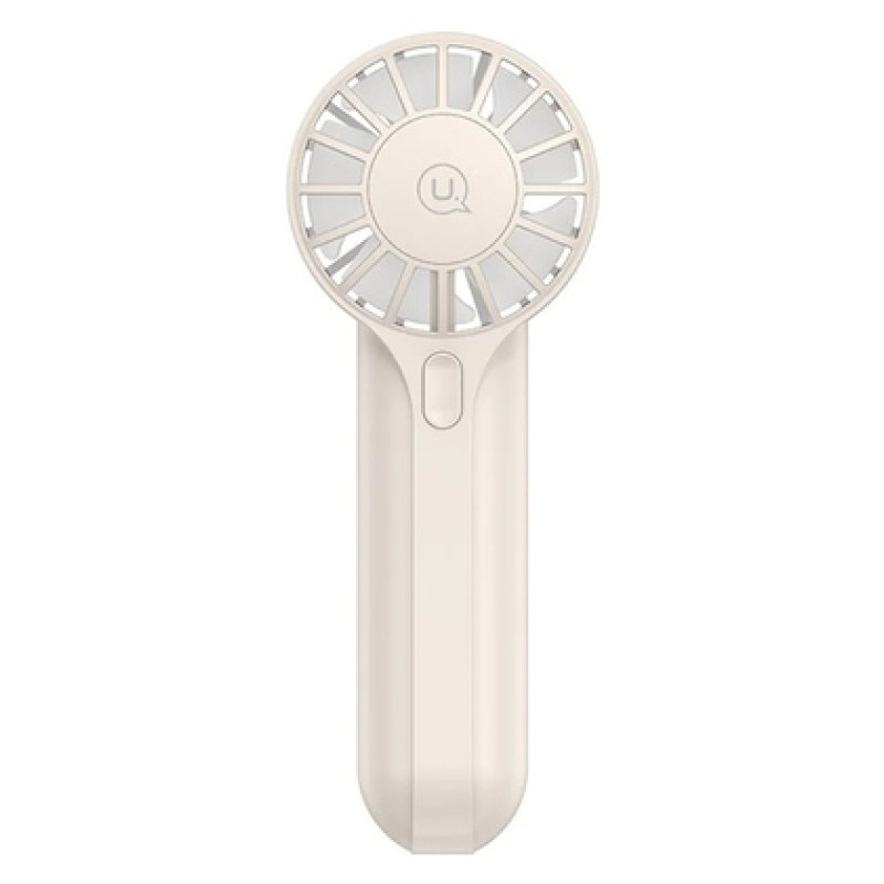 USAMS USAMS φορητός ανεμιστήρας ZB288 με 3 ταχύτητες, 1200mAh, λευκός