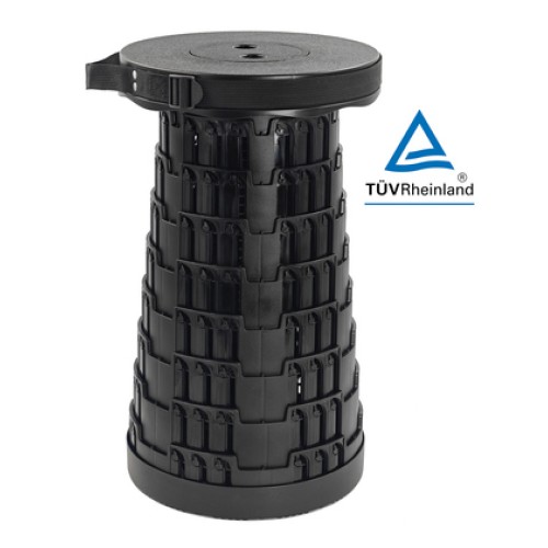 HOME USE HOME USE πτυσσόμενο καρεκλάκι HUH-0230, αντοχή έως 250kg, 25.5x45cm, μαύρο