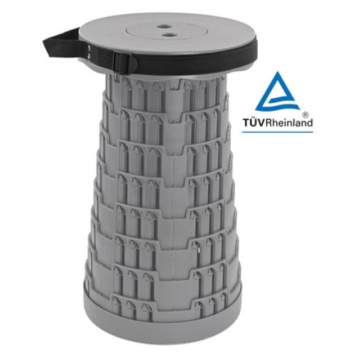 HOME USE HOME USE πτυσσόμενο καρεκλάκι HUH-0231, αντοχή έως 250kg, 25.5x45cm, γκρι