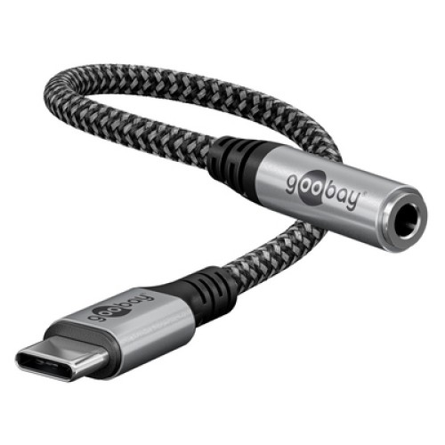 GOOBAY GOOBAY αντάπτορας USB-C σε 3.5mm 74056, γκρι